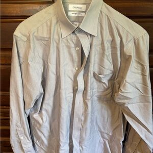 Daniel Cremieux Men's Light Gray Dress Shirt - Classic Button-Down